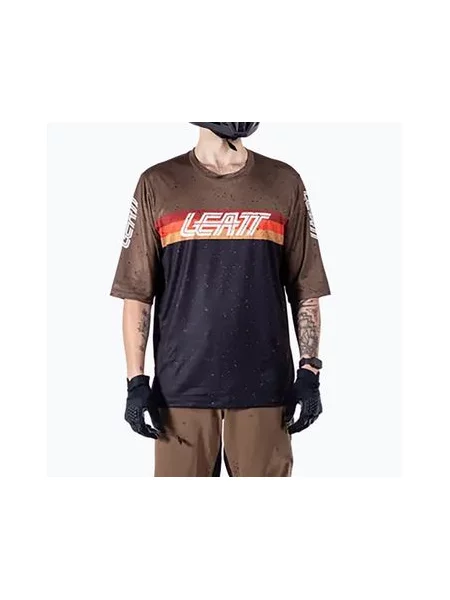 Велофутболка Leatt MTB Enduro чорна