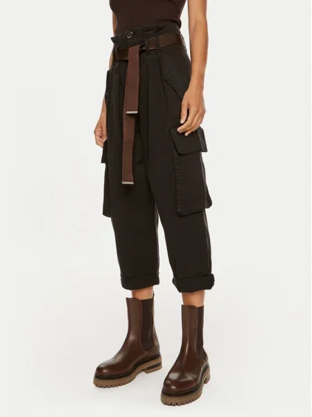 Pinko Pantaloni cargo negru