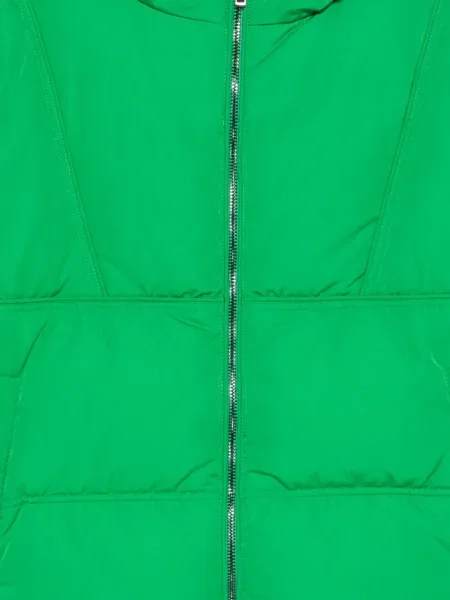 Kurtka puchowa Iceberg z kapturem zielona