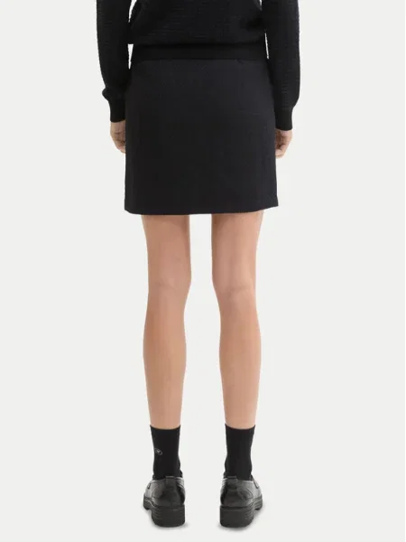 Tom Tailor Fustă mini negru