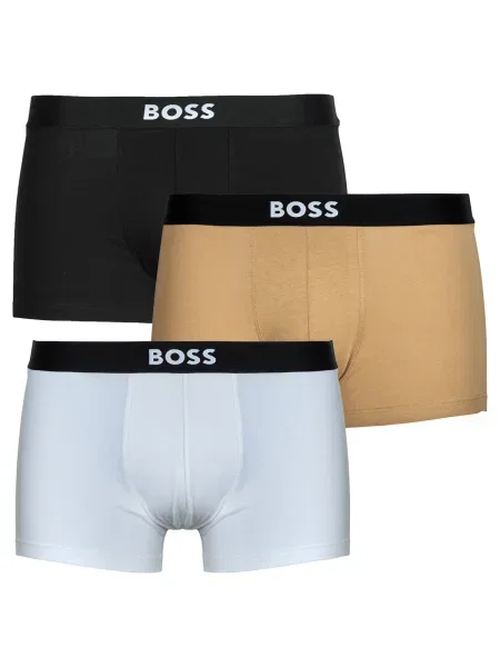 BOSS Boxeri David Beckham bej alb negru