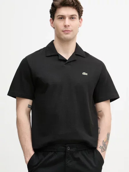 Tricou polo Lacoste de in negru