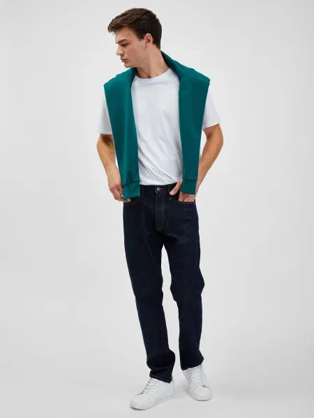 Ravne kavbojke Gap črna