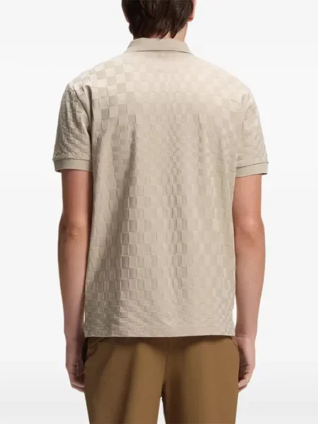 Tricou polo Boss în carouri