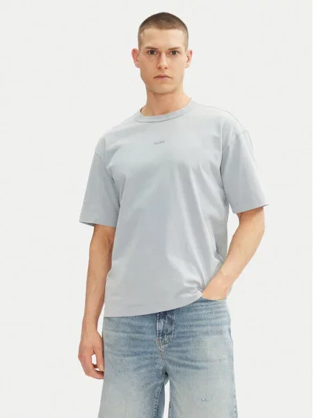 HUGO Tricou Docku deschis albastru
