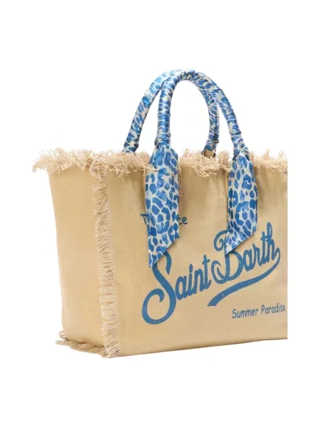 Shopperka Mc2 Saint Barth beżowa
