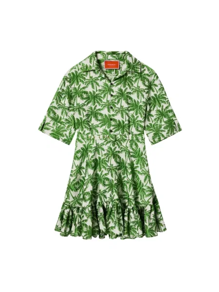 Mała mały sukienka mini La Doublej zielona