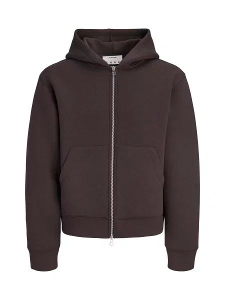 JACK & JONES Hanorac JCOLEGACY ciocolatiu