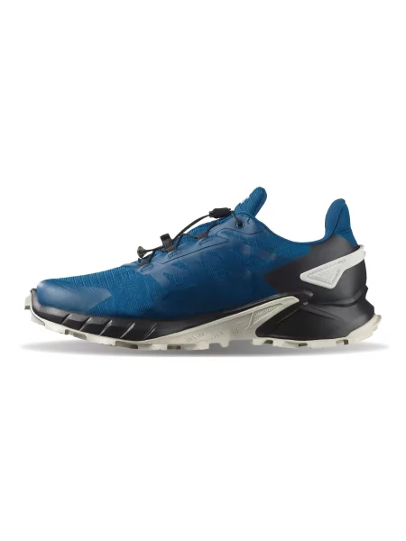 Buty do biegania Salomon Supercross 4 GTX poseidon/black/lunar rock niebieskie