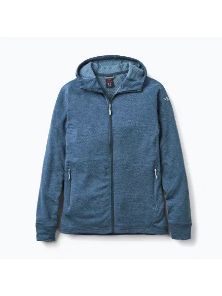 Дамски суитшърт Rab Nexus Hoody tempest blue синьо
