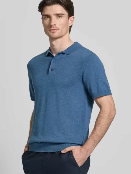 Koszulka polo o kroju regular fit z listwą guzikową model BELLS' Casual Friday