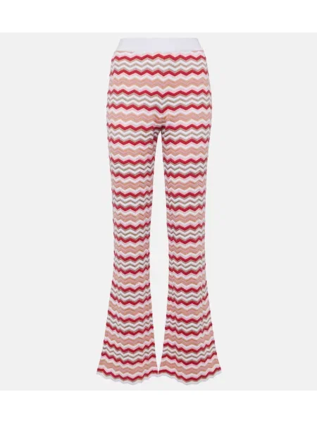 Pantaloni Missoni cu talie înaltă