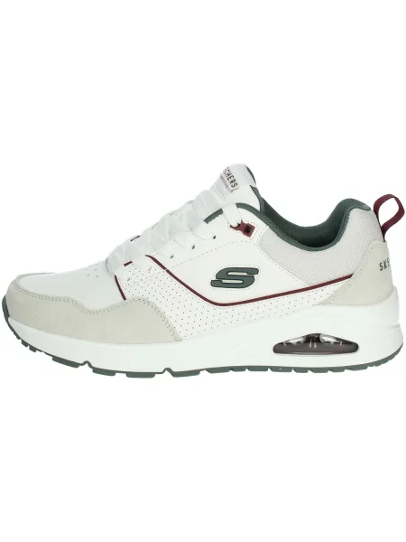 Členkové topánky Skechers biela