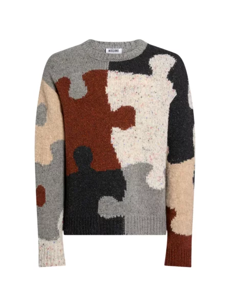 Pulover Moschino de lână gri