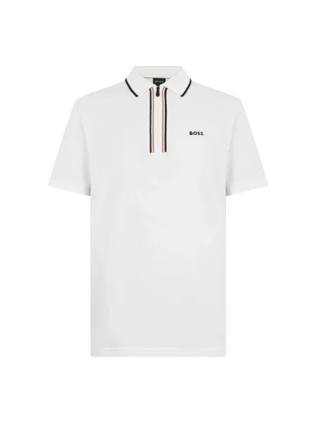 Koszulka polo Boss biała