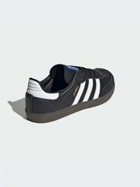 Шкіряні Дитячі Кеди низькі adidas Samba чорний