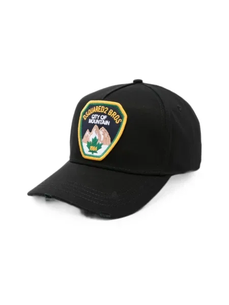 Czapka z daszkiem Dsquared2 czarna
