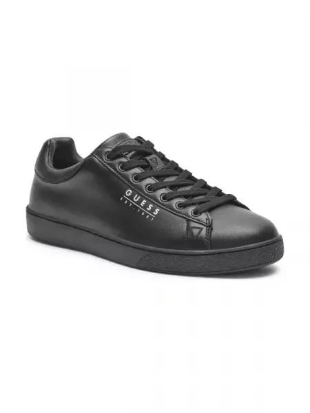 Guess Bőr sneakers tornacipő NOLA fekete
