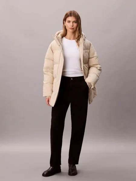 Płaszcz Calvin Klein Jeans beżowy