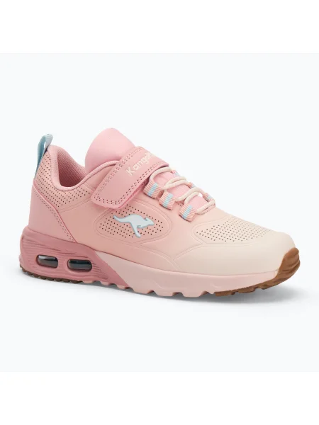 Детски обувки KangaROOS KX-Bases EV frost pink/white бяло