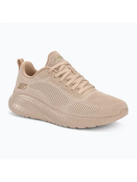 Дамски обувки SKECHERS Bobs Squad Chaos Face Off beige бежово