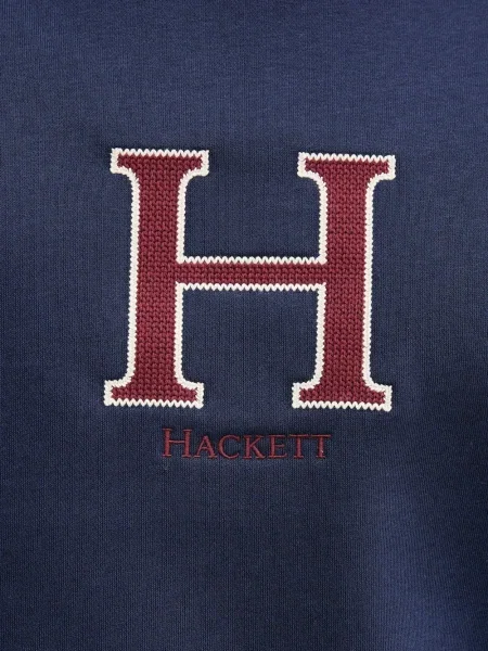 Hanorac crewneck Hackett albastru