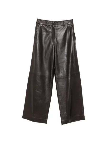 Pantaloni P.a.r.o.s.h. din piele maro