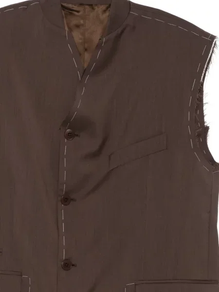 Vestă Costumein fără mâneci maro