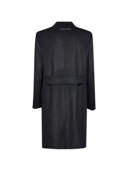 Двуредно палто Zegna черно