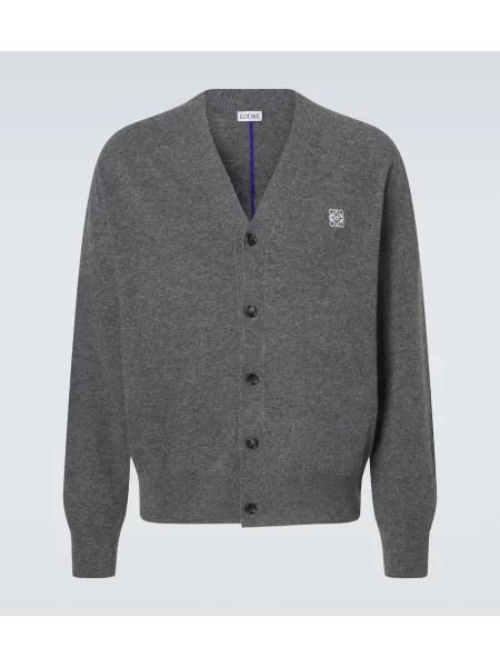 Cardigan Loewe de lână gri