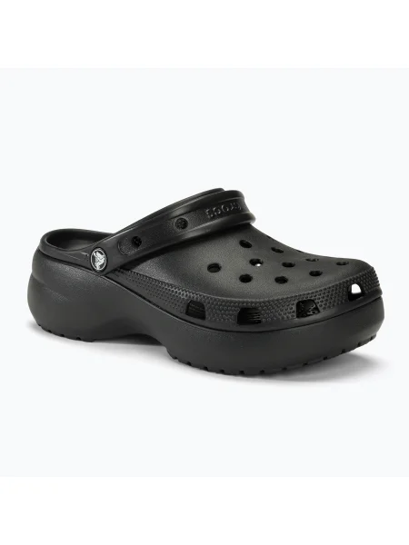 Klapki Crocs Classic Platform Clog black czarne