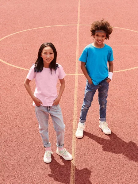 Tricou copii Fruit Of The Loom roz