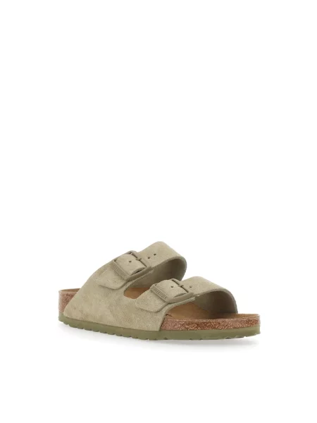 Trampki Birkenstock Arizona Suede Leather Unisex Faded Khaki EUR 37 szare