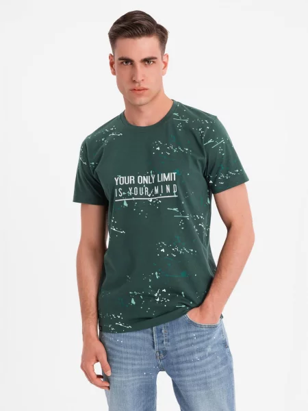 Tricou Ombre verde
