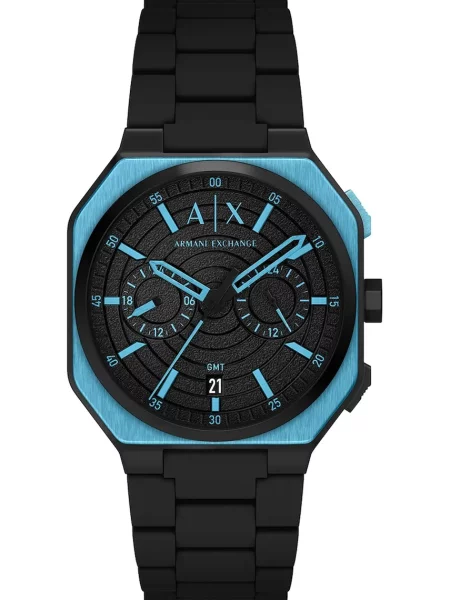 ARMANI EXCHANGE Ceas analogic BASS azur negru