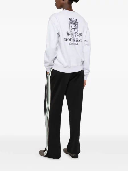 Φούτερ Sporty & Rich με σχέδιο γκρι