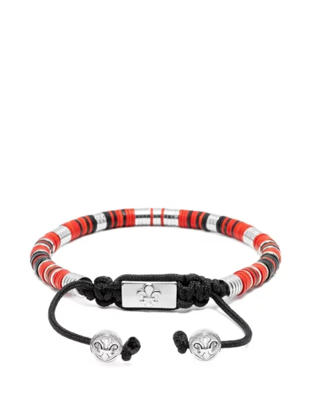 Brăţară Nialaya Jewelry cu mărgele argintiu