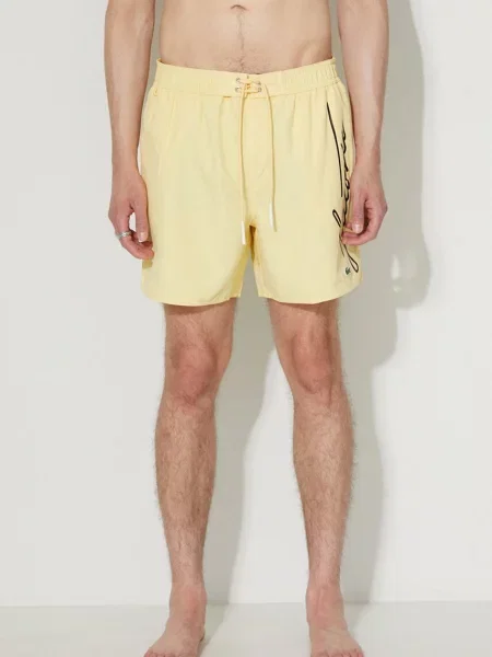 Lacoste Kratke hlače za kupanje žuta