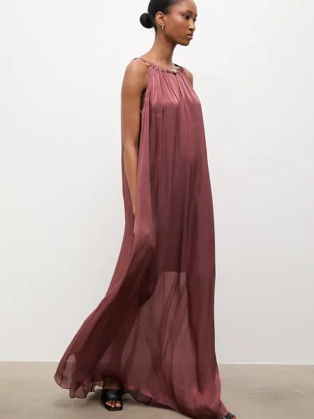 Answear.LAB rochie halter maro
