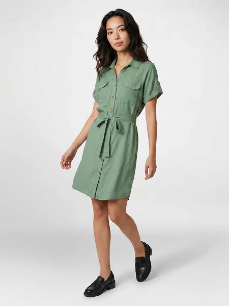 VERO MODA Košilové šaty VMBumpy' zelená