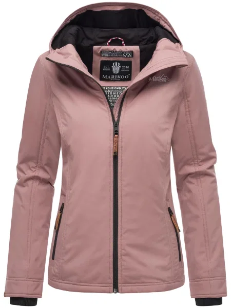 MARIKOO Geacă de primăvară-toamnă Brombeere pal roz