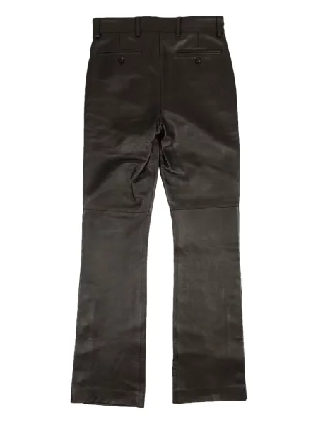 Pantaloni Amiri din piele negru