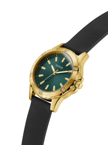 Ceas Guess cu strasuri verde