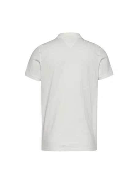 Tommy Jeans polo gładki biały