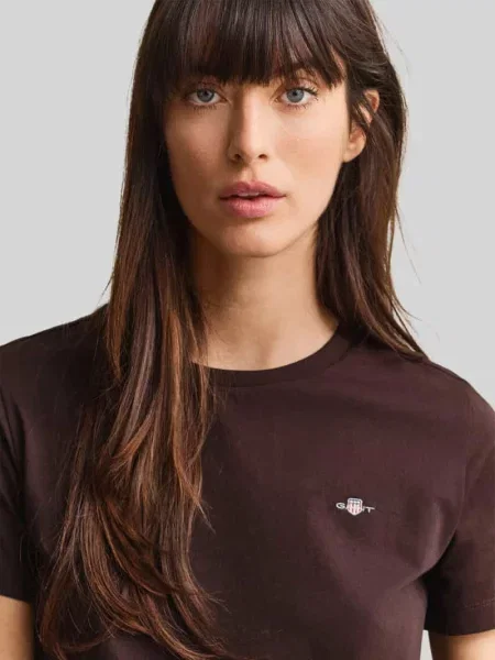 T-shirt o kroju regular fit z czystej bawełny Gant