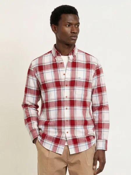Fynch-Hatton Koszula O Kroju Regular Fit rot