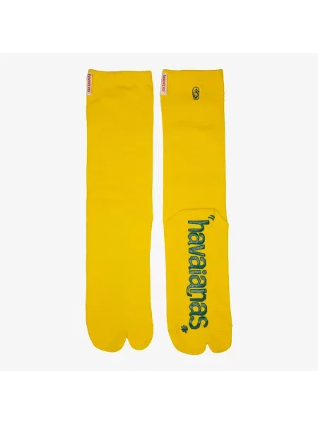 Skarpety Havaianas z logo żółte