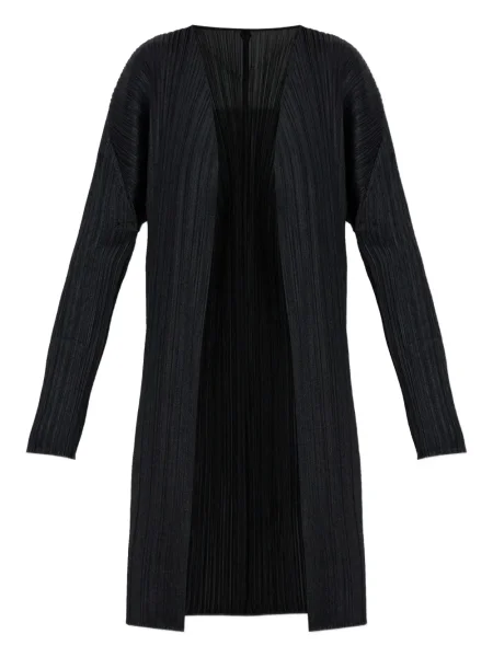 Palton Pleats Please Issey Miyake plisat negru