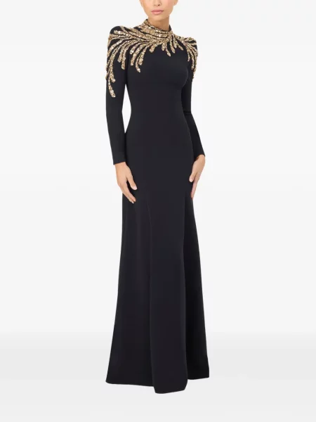 Rochie maxi Jenny Packham negru