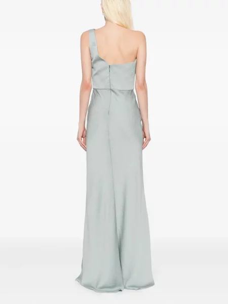 Rochie Amsale din satin verde